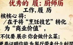 厨师工作履历怎么写？厨师简历工作经历范文模板