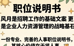 人事职位说明书怎么写？人事专员岗位职责说明书模板
