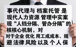 人事代理与档案托管有什么区别，个人档案怎么托管？