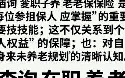 如何查询在职养老保险？个人账户余额查询步骤详解