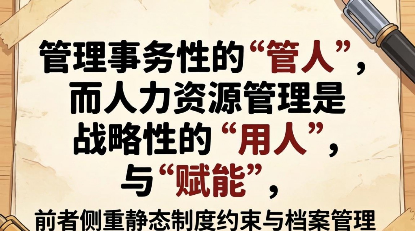 人事与人力资源的区别-图2 人事与人力资源的区别-图2
