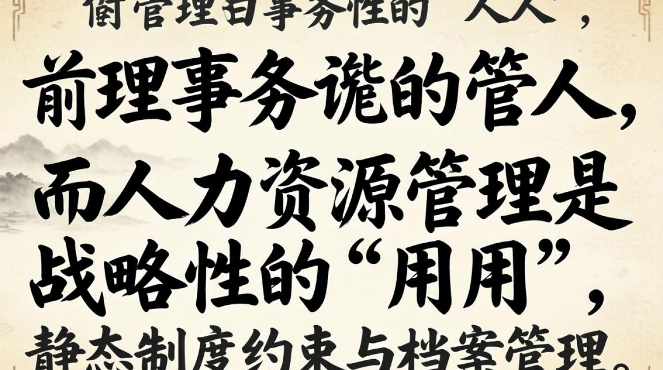 人事与人力资源的区别-图3 人事与人力资源的区别-图3