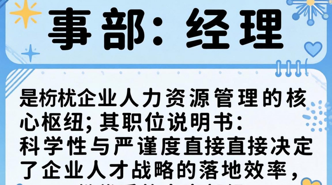 人事部经理职位说明书包含哪些内容？人事经理岗位职责详解-图3