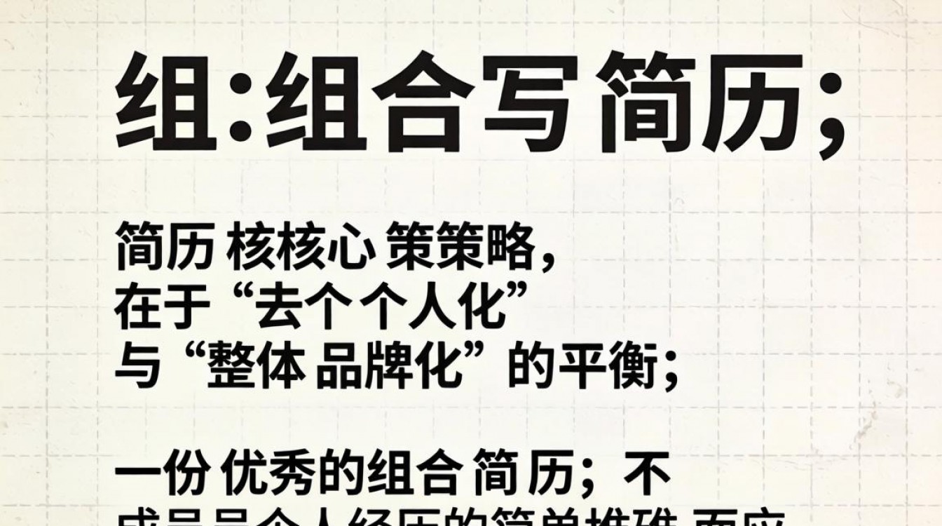 怎么给组合写简历?组合简历制作技巧有哪些?-图1 怎么给组合写简历?组合简历制作技巧有哪些?-图1