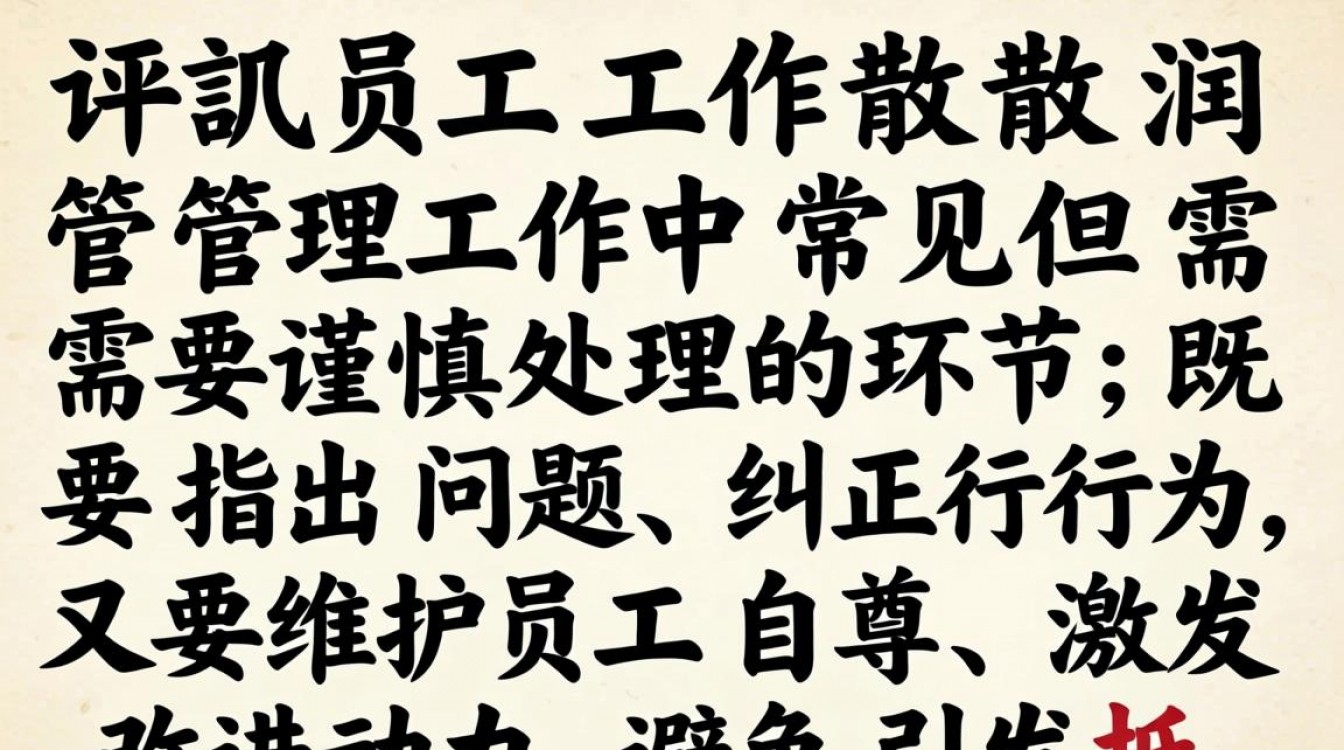 如何批评员工工作散漫才能既指出问题又不打击积极性?-图2 如何批评员工工作散漫才能既指出问题又不打击积极性?-图2
