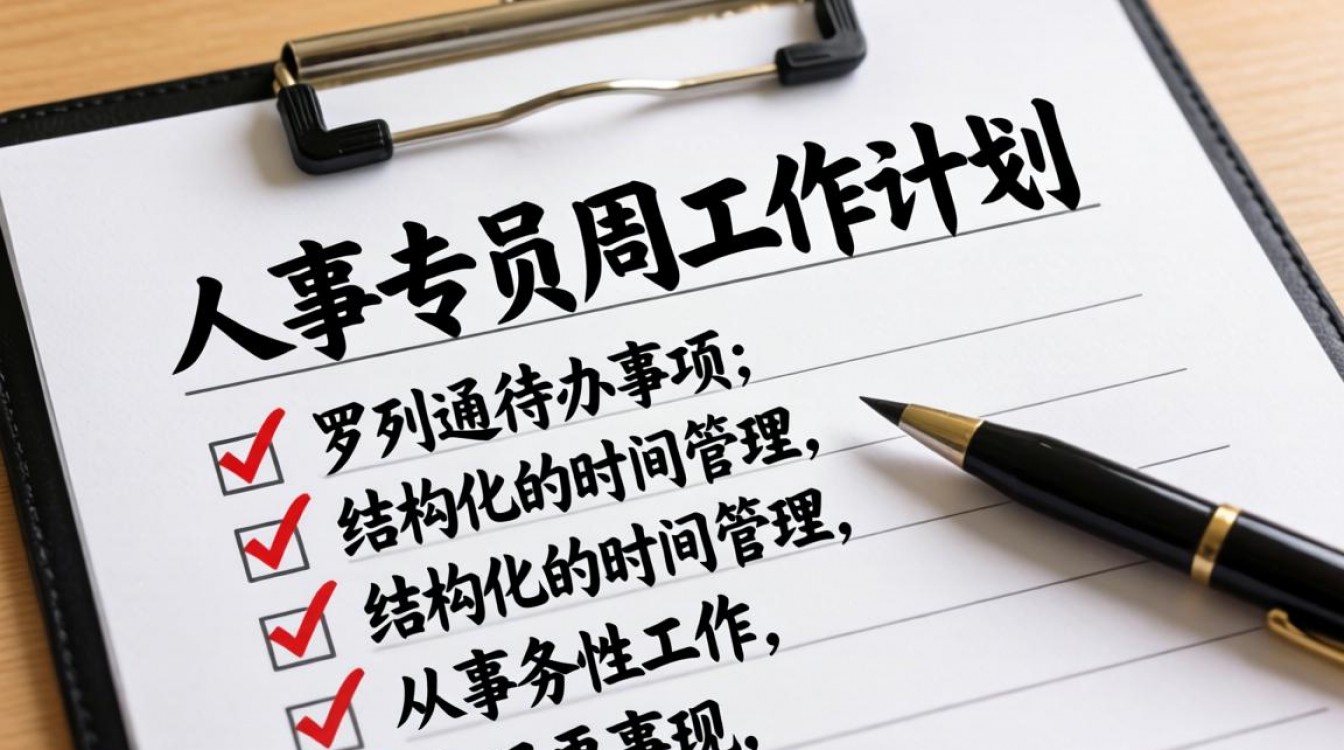 人事专员周工作计划怎么写？人事专员周工作计划模板范文-图1