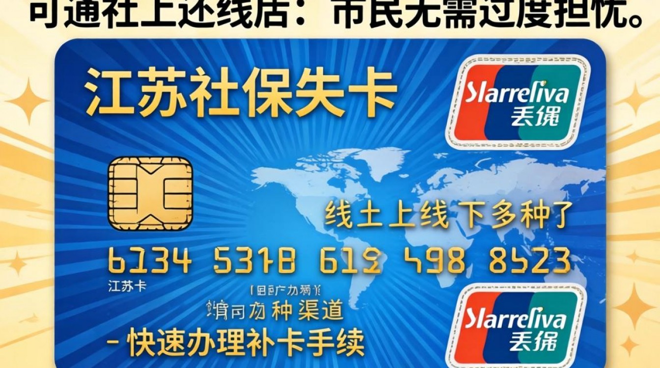 江苏社保卡丢了怎么补办?社保卡补办需要哪些材料-图1 江苏社保卡丢了怎么补办?社保卡补办需要哪些材料-图1