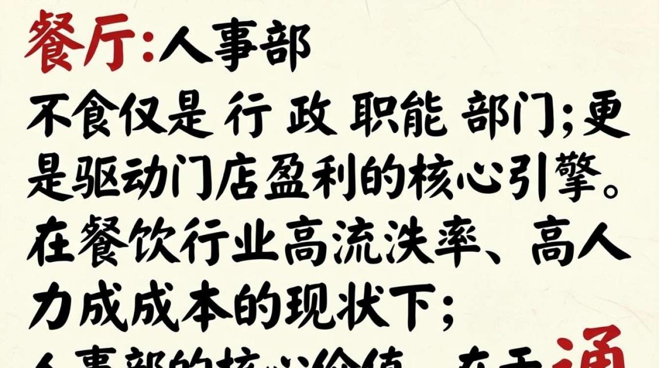 餐厅人事部主要负责什么?餐厅人事部岗位职责是什么-图2 餐厅人事部主要负责什么?餐厅人事部岗位职责是什么-图2