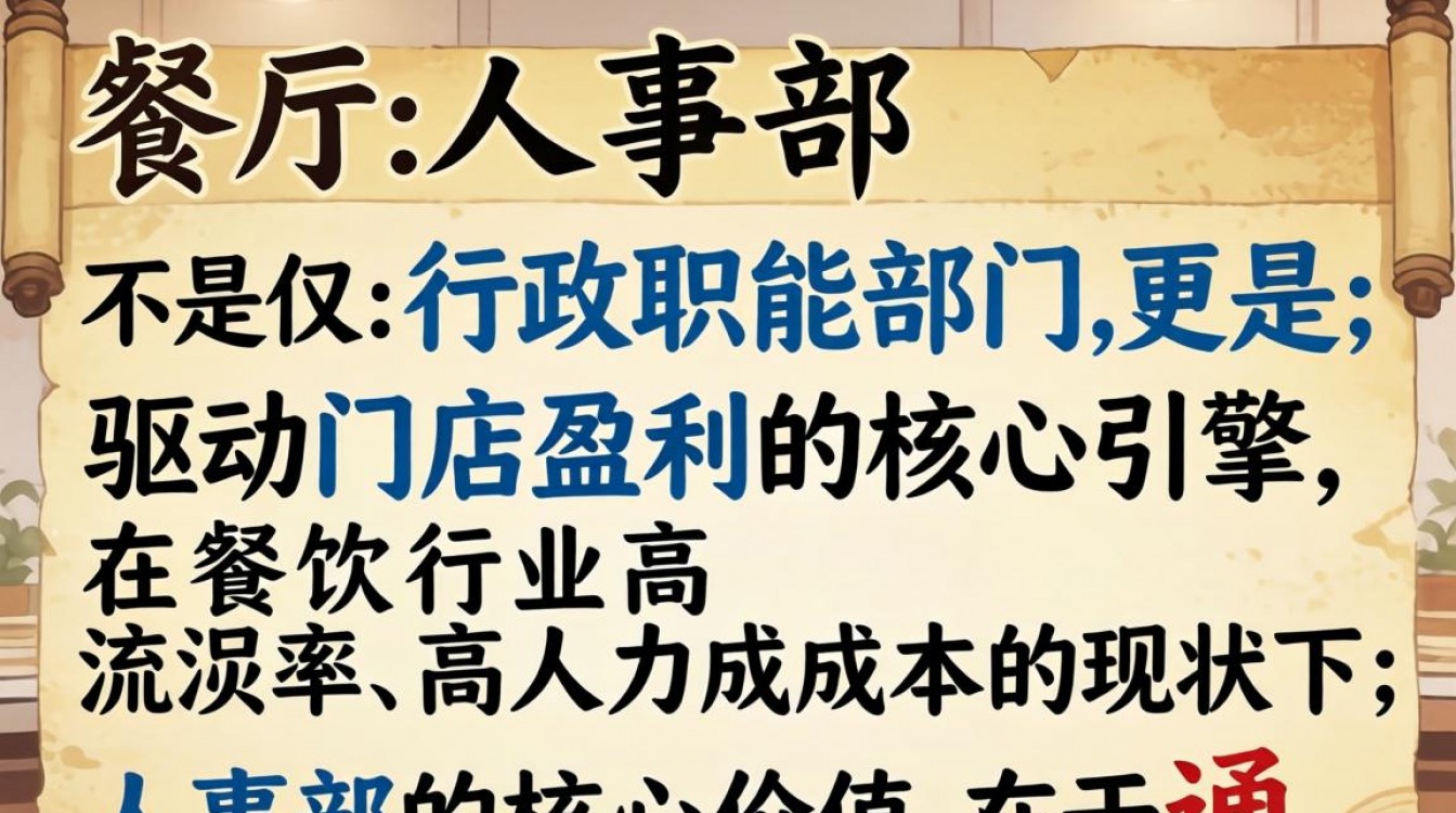 餐厅人事部主要负责什么?餐厅人事部岗位职责是什么-图3 餐厅人事部主要负责什么?餐厅人事部岗位职责是什么-图3