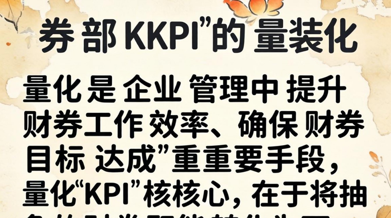 财务部KPI量化具体指标有哪些？如何设定合理目标值？-图1