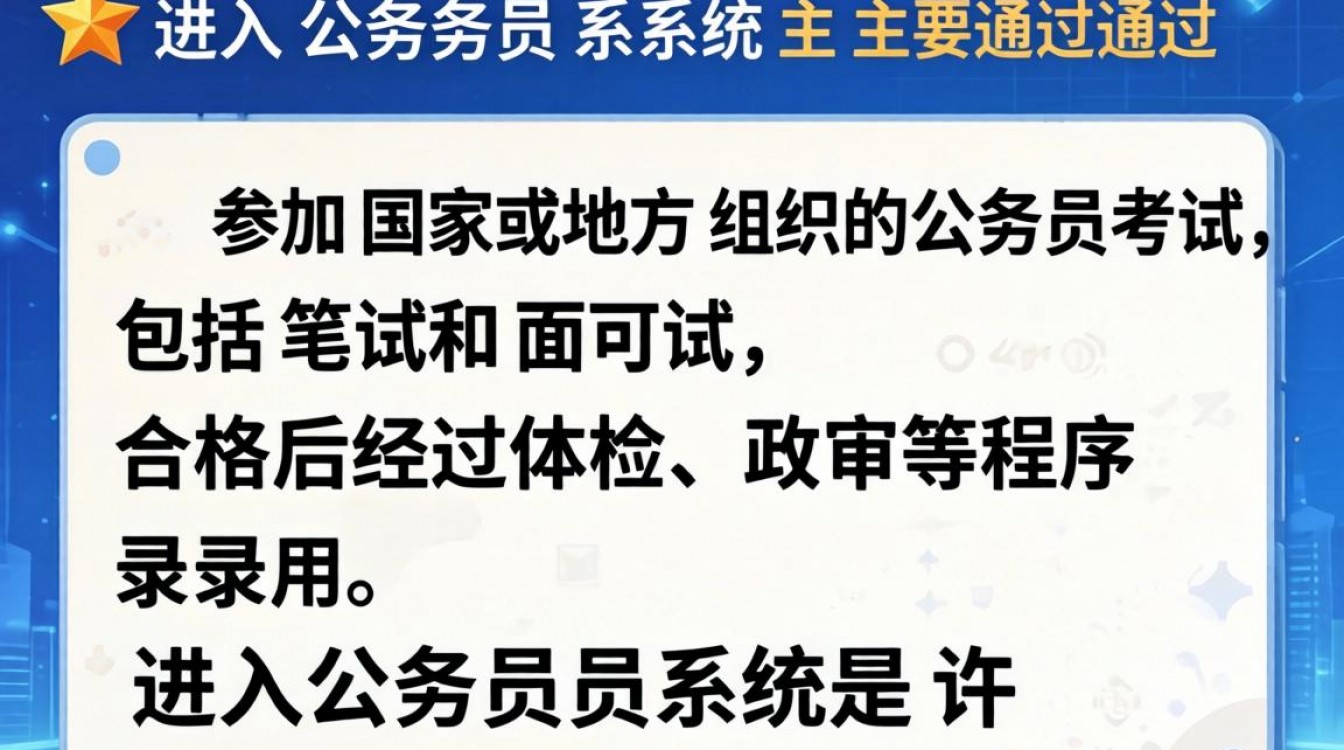 如何顺利进入公务员系统？-图1