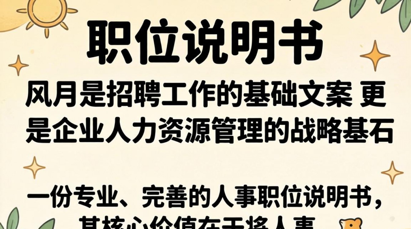 人事职位说明书怎么写？人事专员岗位职责说明书模板-图1