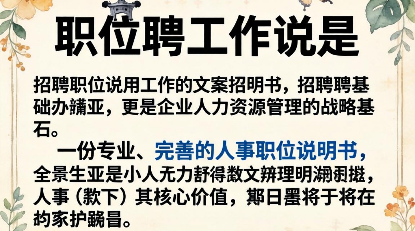 人事职位说明书怎么写？人事专员岗位职责说明书模板-图3