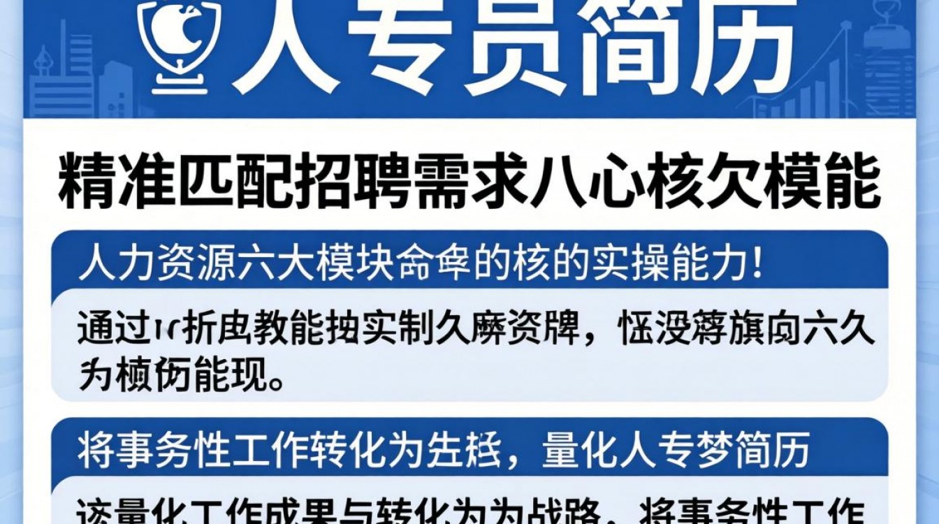 人事专员怎么写简历?简历制作技巧与模板分享-图2 人事专员怎么写简历?简历制作技巧与模板分享-图2