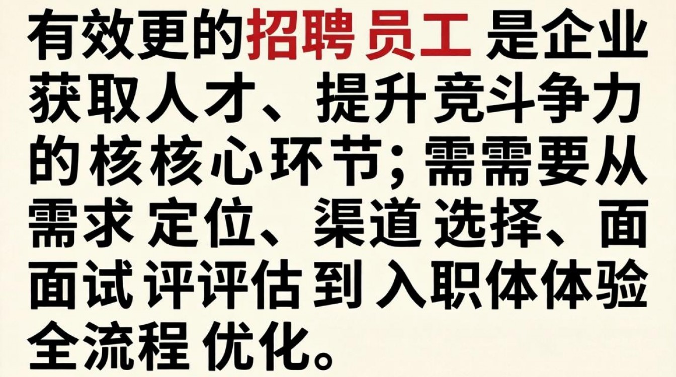 如何高效招聘员工？实用方法提升招聘效率有哪些？-图1