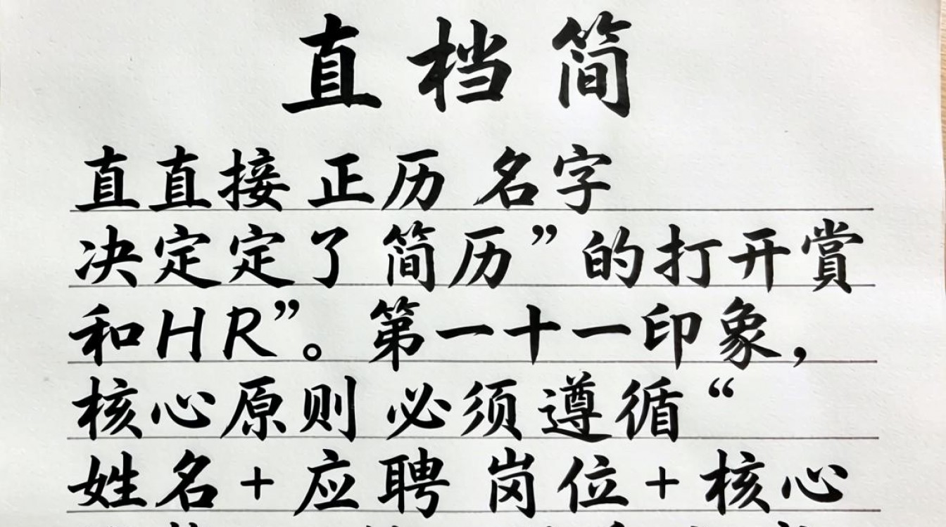 文档简历名字怎么写？简历文件命名规范与技巧-图3