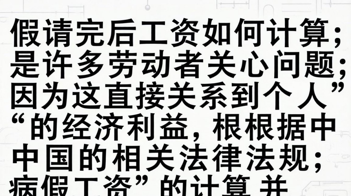 病假结束后工资到底怎么算?有固定标准吗?-图2 病假结束后工资到底怎么算?有固定标准吗?-图2