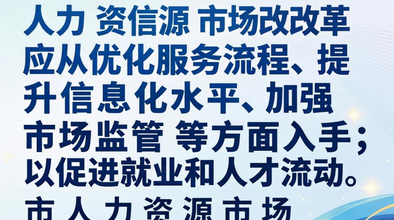 市人力资源市场改革，我们该如何推进？-图1
