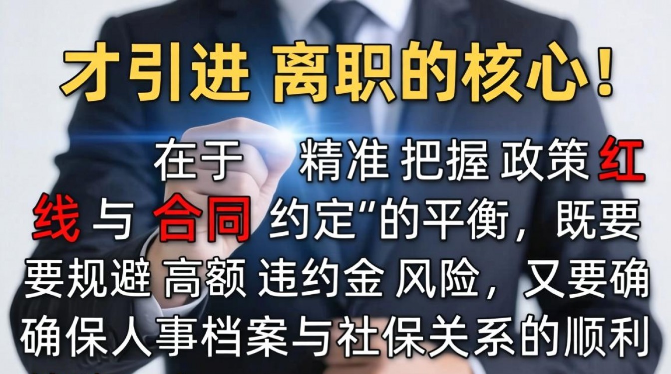 人才引进如何离职?人才引进服务期内辞职有什么后果-图1 人才引进如何离职?人才引进服务期内辞职有什么后果-图1