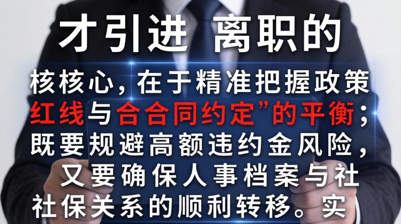 人才引进如何离职?人才引进服务期内辞职有什么后果-图3 人才引进如何离职?人才引进服务期内辞职有什么后果-图3