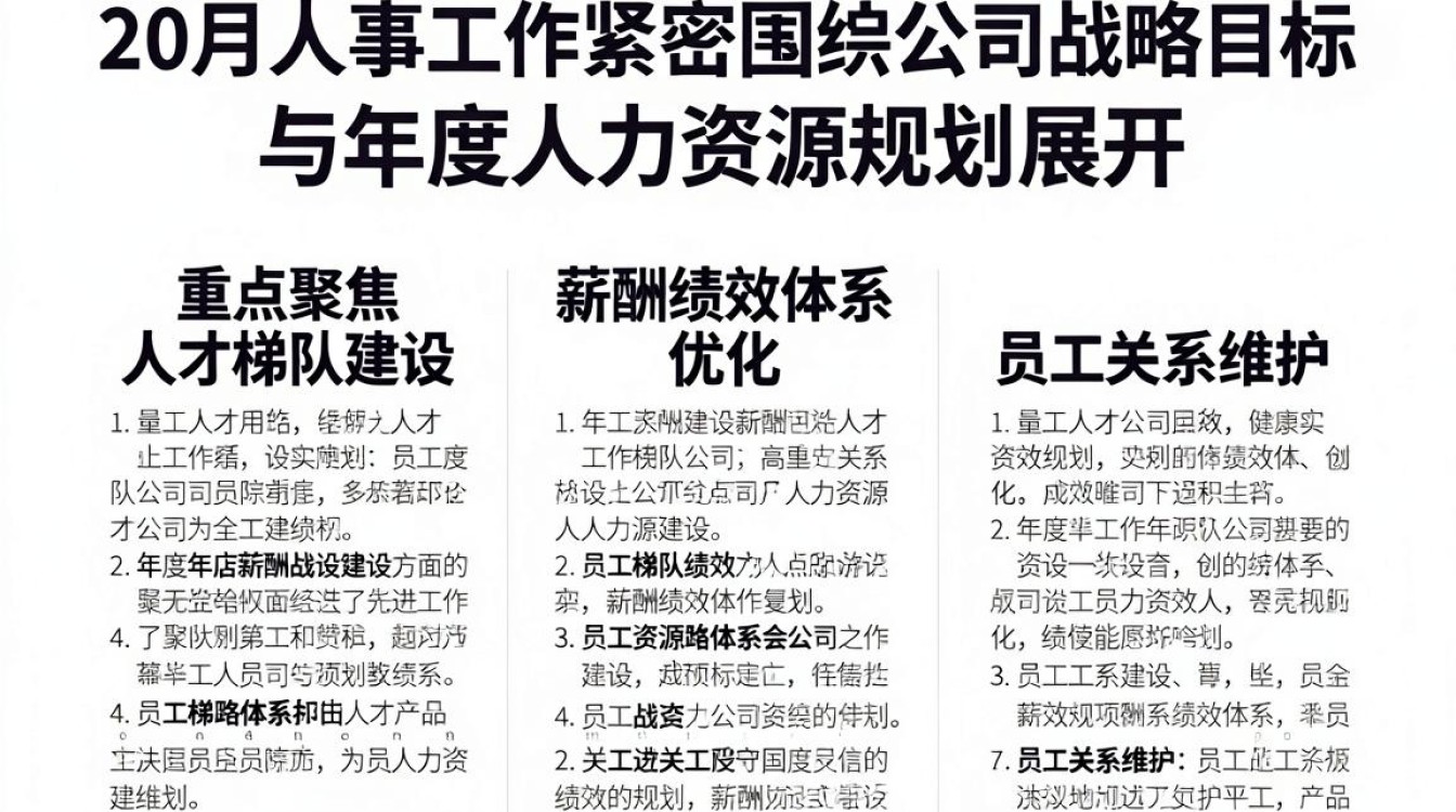 人事工作月报怎么写?月度工作汇报模板-图3 人事工作月报怎么写?月度工作汇报模板-图3